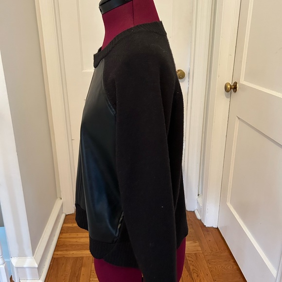 Central Park West Sweater / vegan leather - viscose polyester nylon - Picture 6 of 6